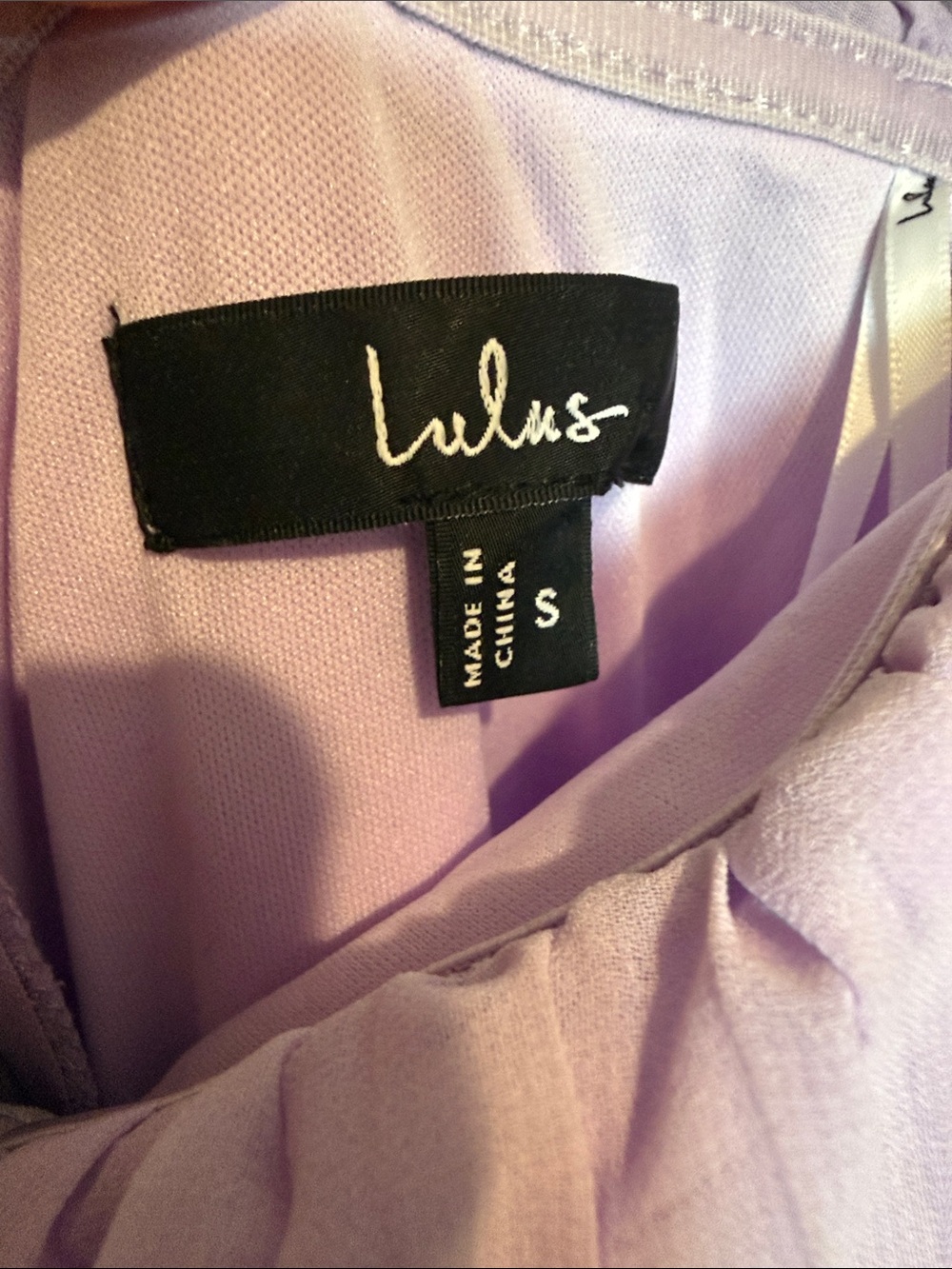 Lulu's Lilac Ruffled Maxi Dress - Picture 3 of 6